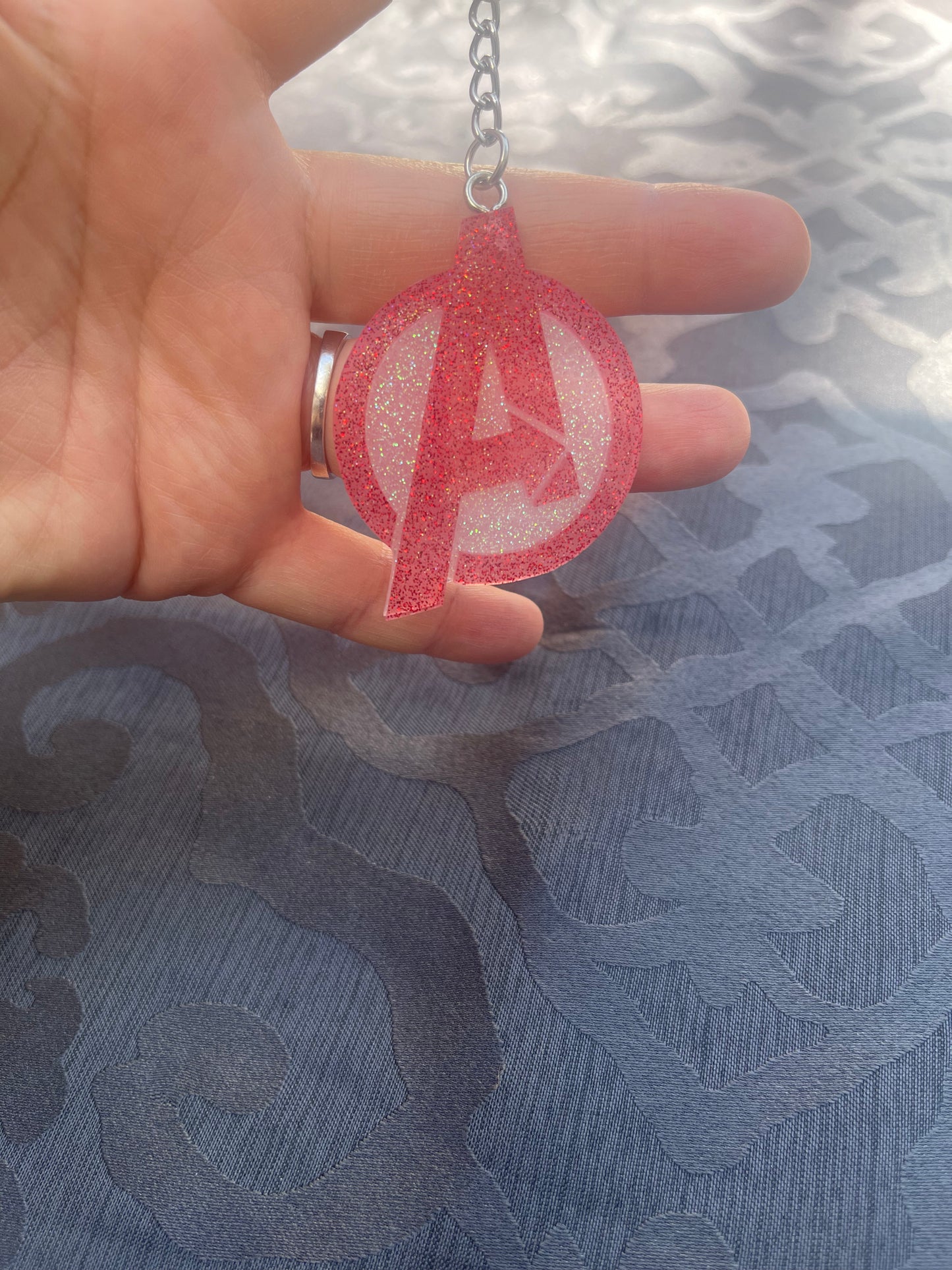 Avengers Keychain- Red