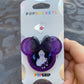 Ursula Mouse w/bow Shaker Phone Grip-Purple