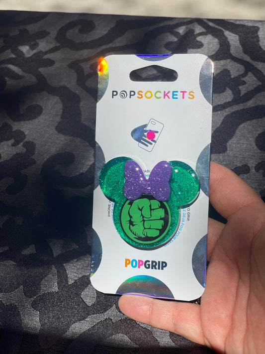 Hulk Mouse Phone Grip-Green