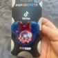 Captain America Mouse w/bow Shaker Phone Grip-Blue