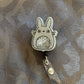 Totoro Shaker Badge Reel- Silver
