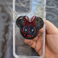 Deadpool Mouse w/bow Shaker Phone Grip-Black