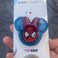 Spiderman Mouse w/bow Shaker Phone Grip-Blue
