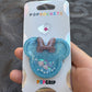 The Ocean is calling Mouse w/bow Shaker Phone Grip-Blue