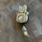 Totoro Shaker Badge Reel- Silver