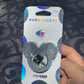 Thor Mouse w/bow Shaker Phone Grip-Silver