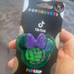 Hulk Mouse w/bow Shaker Phone Grip-Green