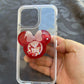 Scarlet Witch Mouse w/bow Shaker Phone Grip-Dark Red