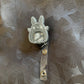 Totoro Shaker Badge Reel- Dark grey