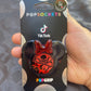 Hydra Mouse w/bow Shaker Phone Grip-Black