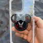 Venom Mouse w/bow Shaker Phone Grip-Black